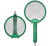 Raqueta eléctrica antimosquitos de 3000 V Lámpara asesina de mosquitos recargable por USB Se puede plegar Repelente de m