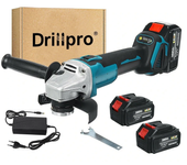 Amoladora angular inalámbrica sin escobillas Drillpro
