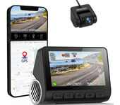 V55/V55+ 4K Dash Cam Car DVR 2160P GPS ADAS 24H Soporte de estacionamiento Cámara trasera Visión nocturna Indicación de