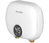 Calentador de agua sin tanque Briwellna P32 110V/220V Agua caliente bajo demanda Tamaño compacto Protección inteligente