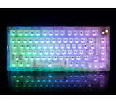 Gamakay SN75 75% Kit de teclado mecánico VIA Programable Hot Swap Tri-Mode bluetooth/Type-C/2.4G Inalámbrico RGB Kit de