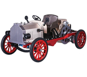 Enseñanza de ensamblaje de juguete mecánico de metal clásico vintage de coche con motor eléctrico