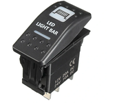 Interruptor LED de palanca 20A 12V On/Off para barra de luz LED