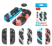 Para Switch2 Set 6 en 1 Funda de Silicona para el Mango Izquierdo y Derecho + Tapas de Protección para Joysticks para Jo