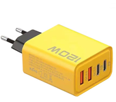 Cargador de pared de carga rápida 4-Port USB PD Dual USB-A+Dual USB-C PD QC3.0 Adaptador de cargador EU Plug US Plug par