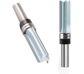 Fresa recta de corte con cojinete de 12 mm de cola de 1/2 pulgada y 3 flautas,fresa recta de ranurado,fresa de recorte p