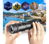 Telescopio Monocular Portátil Retráctil Mini BAK4 Prisma de Lente de Enfoque Dual 10-30x30 Para Observación de Aves, Sen