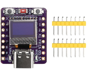Placa de desarrollo ESP32-C3 compatible con WiFi y Bluetooth con módulo OLED de luz blanca de 0,42 pulgadas, antena cerá