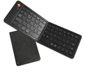 Teclado B023 Mini bluetooth plegable para tabletas y teléfonos móviles IOS/Android/Windows, teclado recargable Type-C, a