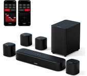Ultimea Aura A40 330W 7.1CH barra de sonido bluetooth Barra de sonido 8 altavoces de alto rendimiento Tecnología BassMX