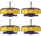 1PC / 4PCS FLYWOO ROBO 1303 6000KV 2-4S Motor sin escobillas de 1.5 mm de eje para dron de carreras FPV RC