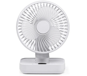 Mini ventilador de escritorio USB Air Cooler 4 velocidades de viento batería de 4000Mah Ajuste de ángulo Bajo ruido para