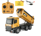 HuiNa 1573 RC Car 1/14 Camiones Bulldozer Cargador RTR Camión Vehículo de Construcción Juguetes para Niños