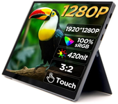 Monitor portátil táctil FHD de 10,5 pulgadas HAILESI 1280P Pantalla para juegos de computadora USB C Pantalla externa pa