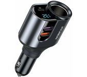 Cargador rápido para coche PD30W+80W+100W con pantalla LCD compatible con carga Super Fast Charge de 100W/66W/40W/22.5W
