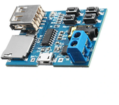 Tablero decodificador MP3 sin pérdida de 3 piezas con módulo amplificador de potencia y reproductor de decodificación de