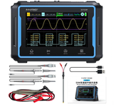 FNIRSI 2C53P Pantalla táctil 3en1 2CH 50MHz Osciloscopio 250Ms / S Generador de señales Osciloscopio digital portátil Mu