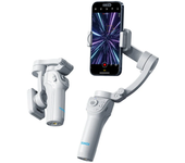Estabilizador de Gimbal TOKQI M01 de 3 ejes con luz de relleno, estabilizador de mano antivibraciones para smartphone co