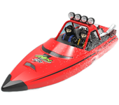 TY XIN 725 2.4G 30km/h Barco RC Jet Barco Hundido Reinicio A Prueba de Agua Luz LED de Control Remoto de Alta Velocidad