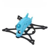 Kit de marco HGLRC Drashark de 75 mm de distancia entre ejes y 1.6 pulgadas para dron de carreras FPV