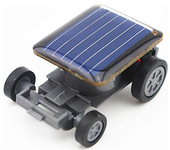 Diseño creativo de coche deportivo miniatura con energía solar proyecto de educación temprana juguete novedoso rompecabe