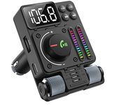 Adaptador de radio FM inalámbrico para coche con Bluetooth 5.3, transmisor, carga rápida PD30W QC3.0, reproductor de mús