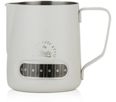 Taza de leche espumada profesional de acero inoxidable con pantalla de temperatura Bincoo 400ML/600ML para Latte Art