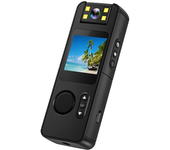 Cámara de video grabadora CS11 1080P con clip trasero, lente ajustable de 180 grados, grabadora para ciclismo, luz LED i