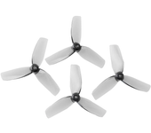 2 Pares HQProp Micro Whoop 40MM 1mm Agujero 3-hélice Gris CW CCW Hélice de Poli Carbonato para Drones de Carreras Whoop