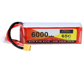 Batería LiPo ZOP Power 14.8V 6000mAh 65C 4S con conector XT60 para drones RC