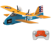KF801 PT-17 230mm de envergadura 2.4GHz 2CH estabilización giroscópica avión RC mini planeador RTF para juguetes de prin