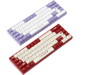 Teclado de juego mecánico con cable AJAZZ AK680 con 68 teclas intercambiables en caliente, interruptor de manga RGB USB
