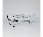 Avión RC de interior ultra ligero de fibra de carbono con alas de 360 mm de envergadura, modelo MinimumRC Butterfly T1 K