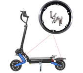 Piezas de repuesto de cubierta lateral de anillo de cubo de motor de scooter eléctrico separable para el scooter LAOTIE