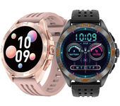 Reloj inteligente con pantalla AMOLED de 1.43 pulgadas,asistente de voz AI,GPS,Bluetooth,llamadas,monitor de frecuencia