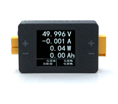 Medidor de potencia XT60 8-150V de 1.5 pulgadas LCD monitoreo bidireccional medición de voltaje y corriente en tiempo re