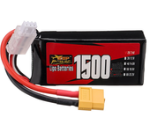 Batería LiPo ZOP Power 2S 7.4V 1500mAh 120C 11.1Wh con enchufe XT60 para dron RC