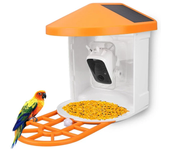 Cámara ZANLURE para observar aves con energía solar con visión nocturna 1080P, Alimentador inteligente inalámbrico para