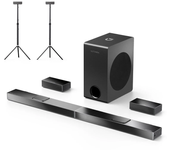 Barra de sonido ÚLTIMO Nova S80 5.1.2CH Dolby Atmos con soportes,cine en casa con un par de soportes para altavoces envo