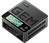 PC Mini AOOSTAR GEM12 Pro MAX con pantalla de 2.86 pulgadas,desbloqueo por huella dactilar,AMD Ryzen 7 8845HS,8 núcleos,