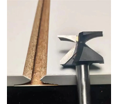 Brocas de enrutador de madera de aleación premium con mango de 1/2 pulgada R18/R30 para doblar tableros precisamente en