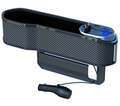 Caja organizadora multifuncional para el gap del asiento Cargador de coche telescópico de carga super rápida Caja de alm