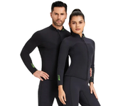 Traje de buceo ZCCO de neopreno cálido de 3 mm con cierre de cremallera trasera, mangas largas divididas y traje de baño