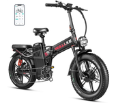 [EU Direct] WALLKE H9 AWD Bicicleta eléctrica 48V 60AH Célula de batería Samsung 1000W*2 Motores duales Llantas de 20*4.
