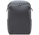 Mochila de negocios negra 90FUN simple y ligera para hombres Bolsa para portátil de 15,6 pulgadas con cremallera antirro