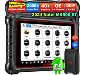 Escáner de Código Autel MK900BT MK900-BT Herramienta de Diagnóstico CAN FD DOIP OBD2 Escáner Prueba Activa Actualización