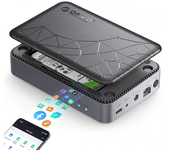 Carcasa de red de almacenamiento NAS para disco duro SDD SATA de 2.5'' ORICO CD2510 con nube privada y protocolo DLNA,ta