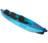 [EU Direct] BLYSK Canoa inflable para 3 personas para kayak de turismo para adultos, bote inflable portátil para kayak c