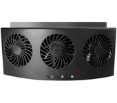 Ventilador de escape para automóviles, ventilador de refrigeración de 3 cabezas alimentado por USB, purificador de aire