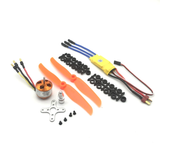 XXD 2212 KV2200 Motor sin escobillas con ESC de 30A Combo de energía de la hélice 6035 para aviones RC F22 SU27 SU35 F15